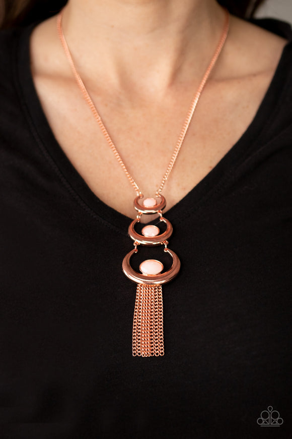 As MOON As I Can - Copper Necklace – Paparazzi Accessories