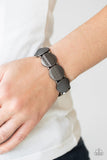 Metallic Spotlight - Black Bracelet – Paparazzi Accessories