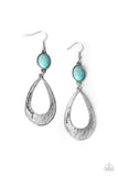 Badlands Baby - Blue Earrings – Paparazzi Accessories