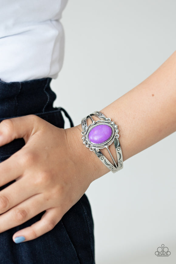 Very TERRA-torial - Purple Bracelet – Paparazzi Accessories