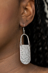 Resort Relic - Silver Earrings - Paparazzi Accessories