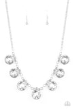 GLOW-Getter Glamour - White Necklace – Paparazzi Accessories