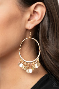 Speed of SPOTLIGHT - Gold Earrings – Paparazzi Accessories