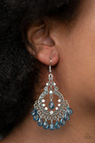 Lyrical Luster - Blue Earrings – Paparazzi Accessories