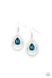 So The Story GLOWS - Blue Earrings – Paparazzi Accessories