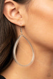 Just Encase You Missed It - Silver Earrings – Paparazzi Accessories