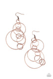 Running Circles Around You - Copper Earrings – Paparazzi Accessories