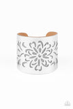 Get Your Bloom On - Silver Bracelet – Paparazzi Accessories
