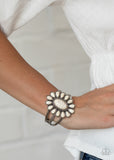 Sedona Spring - White  Bracelet – Paparazzi Accessories
