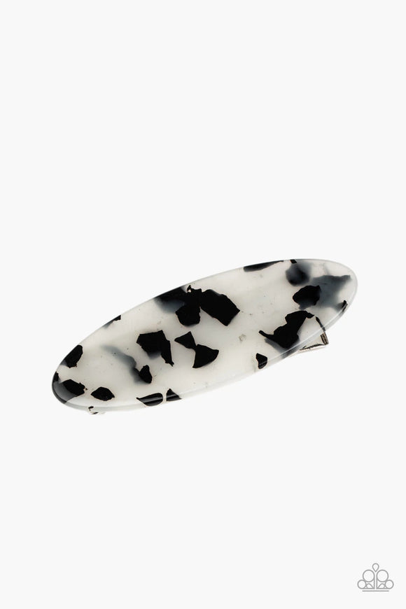 Hype Girl - White Hairclip – Paparazzi Accessories