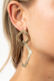 Scrap Yard - Brass Earrings – Paparazzi Accessories