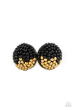 As Happy As Can BEAD - Black Earrings – Paparazzi Accessories