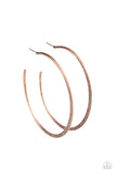 Flat Spin - Copper Earrings – Paparazzi Accessories