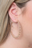 Radiant Ridges - Rose Gold Earrings – Paparazzi Accessories