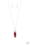 Spontaneous Sparkle - Red Necklace – Paparazzi Accessories
