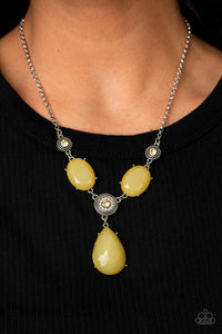Heirloom Hideaway - Yellow Necklace – Paparazzi Accessories