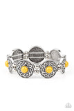 Flirty Finery - Yellow Bracelet – Paparazzi Accessories