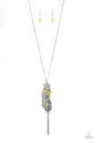 I Be-LEAF - Yellow  Necklace – Paparazzi Accessories