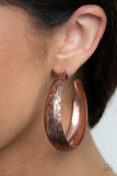Sahara Sandstorm - Copper Earrings – Paparazzi Accessories