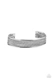 Risk-Taking Texture - Silver Bracelet – Paparazzi Accessories