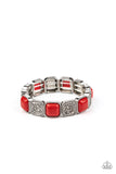 Trendy Tease - Red Bracelet – Paparazzi Accessories