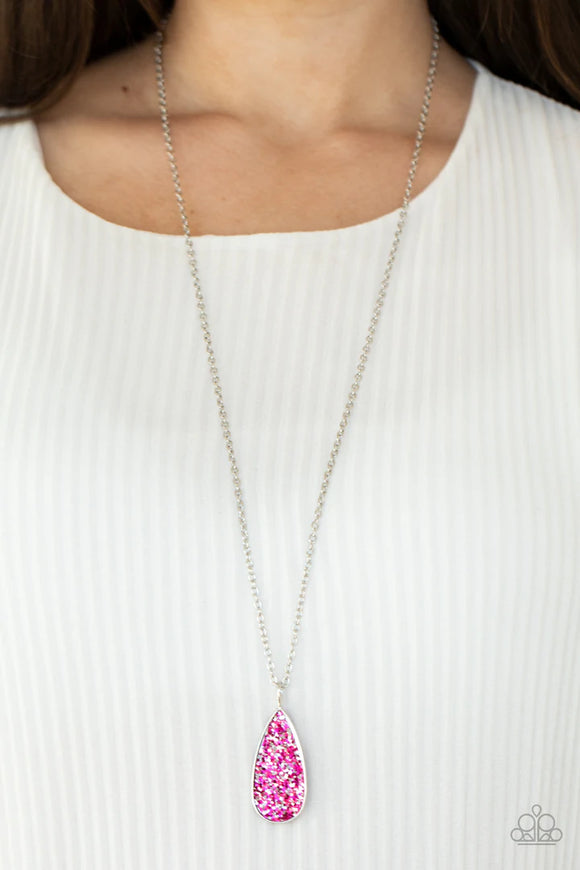 Daily Dose of Sparkle - Pink Necklace – Paparazzi Accessories