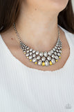 Powerhouse Party - Yellow Necklace – Paparazzi Accessories