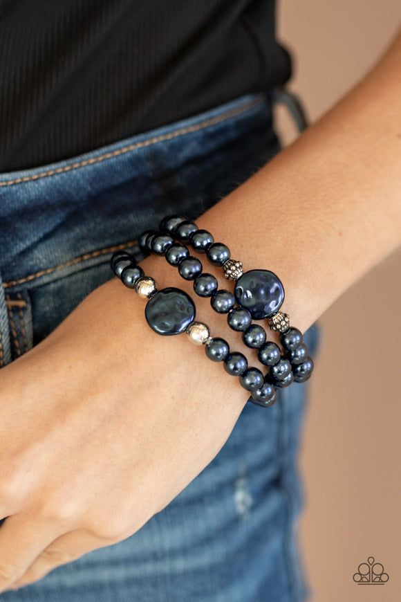 Exquisitely Elegant - Blue Bracelet – Paparazzi Accessories