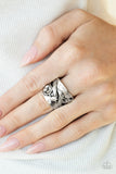 Follow The Tulips - Silver Ring – Paparazzi Accessories