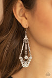 High-Ranking Radiance - White Earrings – Paparazzi Accessories