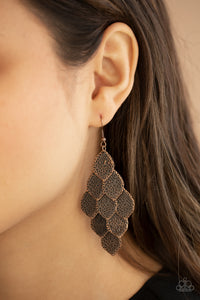 Loud and Leafy - Copper Earrings – Paparazzi Accessories