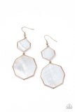 Vacation Glow - Rose Gold Earrings – Paparazzi Accessories