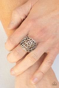 Get Your FRILL - Silver Ring – Paparazzi Accessories