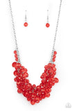 Let The Festivities Begin - Red Necklace – Paparazzi Accessories