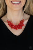 Let The Festivities Begin - Red Necklace – Paparazzi Accessories