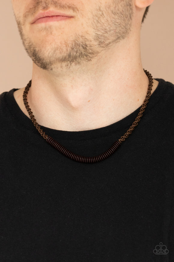 Plainly Primal - Brown Necklace – Paparazzi Accessories