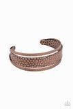 Jungle Jingle - Copper Cuff Bracelet - Paparazzi Accessories
