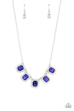 Next Level Luster - Blue Necklace – Paparazzi Accessories