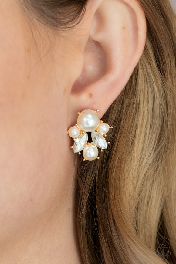 Royal Reverie - Gold Earrings – Paparazzi Accessories