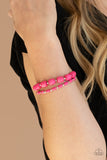 Colorfully Country - Pink Bracelet – Paparazzi Accessories