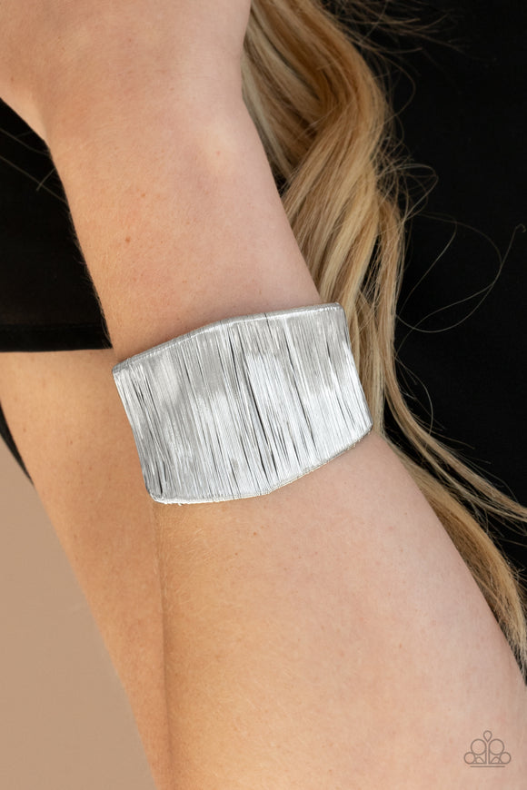 Hot Wired Wonder - Silver Bracelet – Paparazzi Accessories