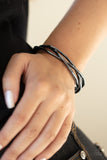 PLAIT Tectonics - Black Gunmetal Bracelet – Paparazzi Accessories