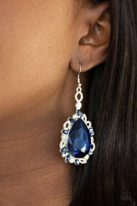 Royal Recognition - Blue Earrings – Paparazzi Accessories