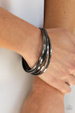 Trending in Tread - Black Bracelet – Paparazzi Accessories