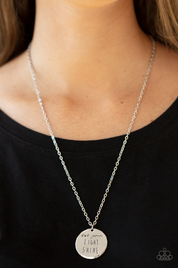 Light It Up - Silver Necklace – Paparazzi Accessories