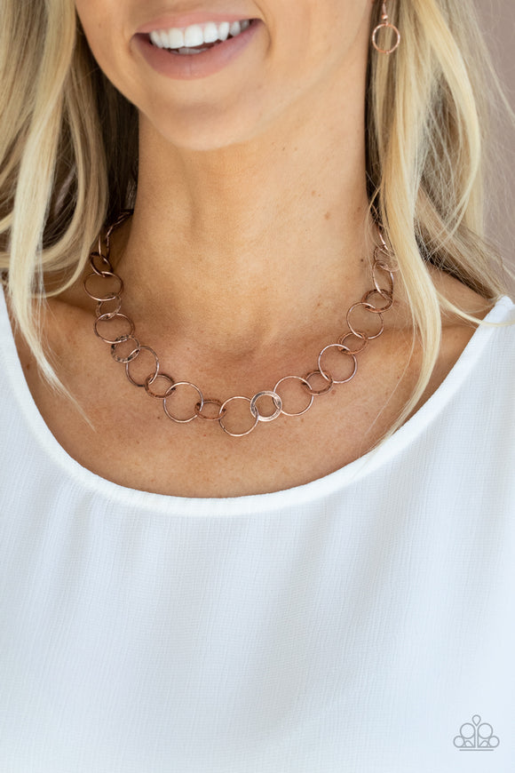 Revolutionary Radiance - Copper Necklace – Paparazzi Accessories
