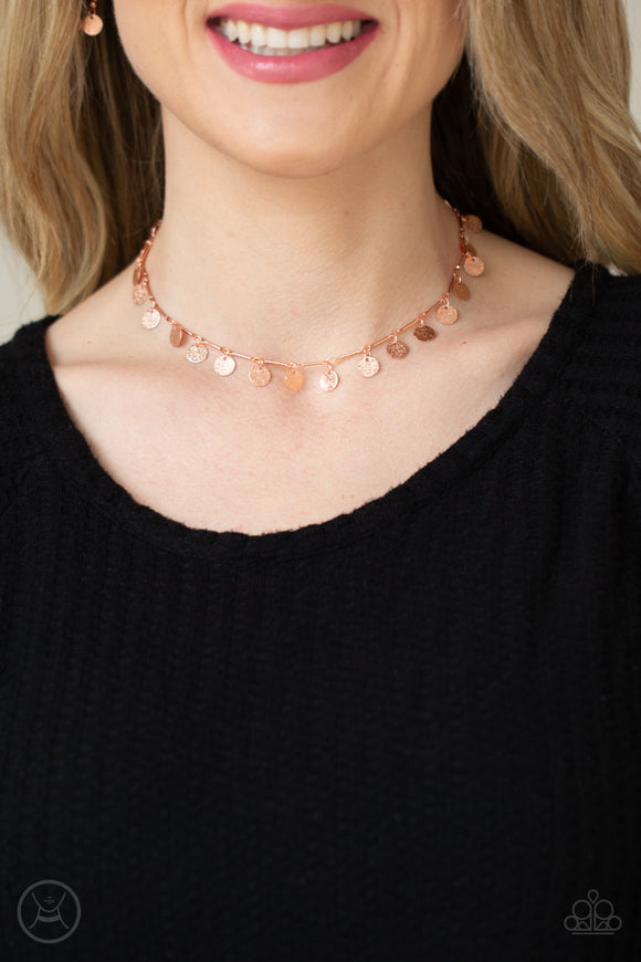 Musically Minimalist - Copper Necklace – Paparazzi Accessories