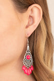 Fruity Tropics - Pink Earrings – Paparazzi Accessories