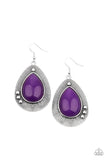 Western Fantasy - Purple Earrings – Paparazzi Accessories