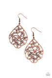 Taj Mahal Gardens - Copper Earrings – Paparazzi Accessories
